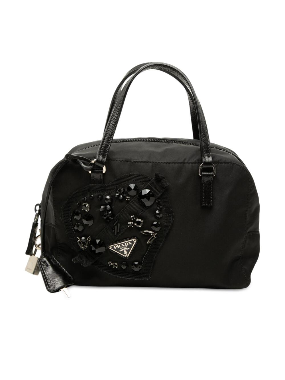 Prada Tessuto Evening Heart Handbag #329270P65B